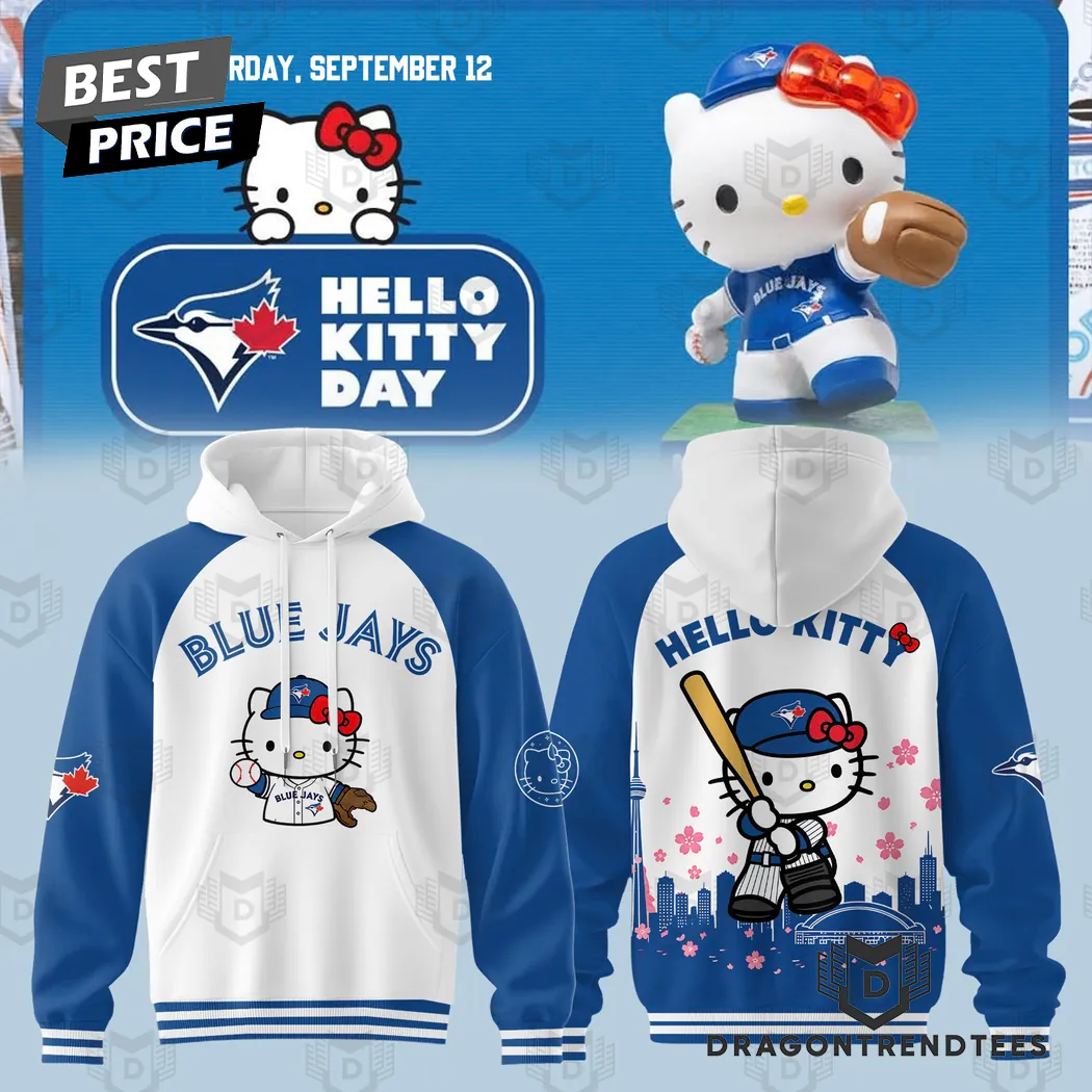 Toronto Blue Jays Hello Kitty Day 2026 Limited Edition Pullover Hoodie Toronto Blue Jays Hello Kitty Day 2026 Limited Edition Pullover Hoodie