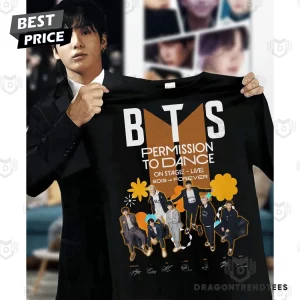 BTS Permission to Dance On Stage Live Commemorative K-Pop Concert Unisex T-Shirt