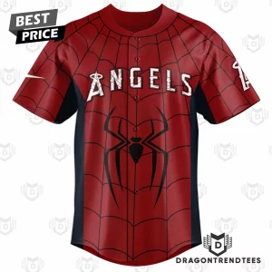 Los Angeles Angels Spider-Man Brand New Day Fan Baseball Jersey