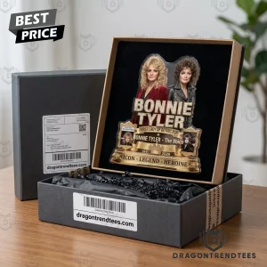 Bonnie Tyler First Lady of Gothic Pop The Voice Commemorative Tribute Custom Shape Acrylic Plaque