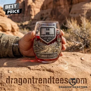 Hummer Est 1992 Off-Road Legend 3D Sculpted Collectible Stemless Wine Glass Hummer Est 1992 Off-Road Legend 3D Sculpted Collectible Stemless Wine Glass