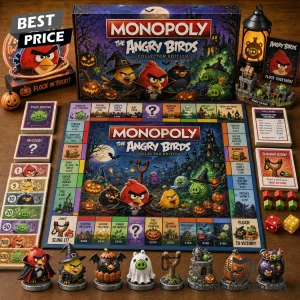Monopoly The Angry Birds Halloween Collector Edition Premium Spooky Family Board Game