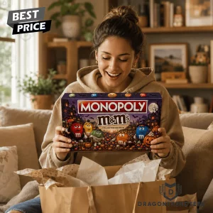 M&M's Halloween Monopoly Collector's Edition Premium Wooden Family Board Game