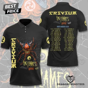 Trivium and In Flames North American Tour 2026 Double-Sided Concert Graphic T-Shirt