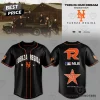 Fuerza Regida and Houston Astros This Is Our Dream Stadium Tour Commemorative Black Baseball Jersey