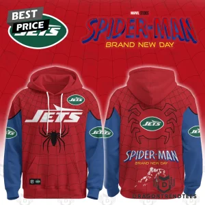 New York Jets x Spider-Man 2026 Limited Edition Graphic Pullover Hoodie