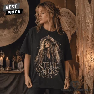 Stevie Nicks Is My Jam Vintage Mystical Moonlight Retro Rock Graphic T-Shirt