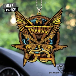Triumph Rock Band 50th Anniversary Commemorative Eagle Guitars Double-Sided Acrylic Rearview Mirror Car Hanging Ornament Triumph Rock Band 50th Anniversary Commemorative Eagle Guitars Double-Sided Acrylic Rearview Mirror Car Hanging Ornament