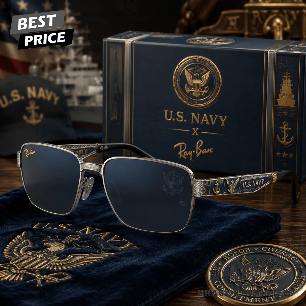 US Navy Commemorative Military Tribute Premium Engraved Metal Frame Sunglasses US Navy Commemorative Military Tribute Premium Engraved Metal Frame Sunglasses
