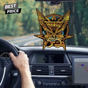 Triumph Rock Band 50th Anniversary Commemorative Eagle Guitars Double-Sided Acrylic Rearview Mirror Car Hanging Ornament