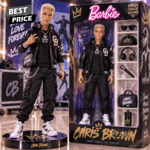 Chris Brown Team Breezy Premium Commemorative Hip Hop Fashion Collectible Doll