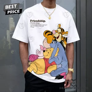 Disney Winnie the Pooh and Friends Vintage Friendship Dictionary Definition Graphic T-Shirt