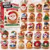 Alaskan Red King Crab Nautical Christmas Holiday Countdown 24-Piece Acrylic Charm Advent Calendar Alaskan Red King Crab Nautical Christmas Holiday Countdown 24-Piece Acrylic Charm Advent Calendar