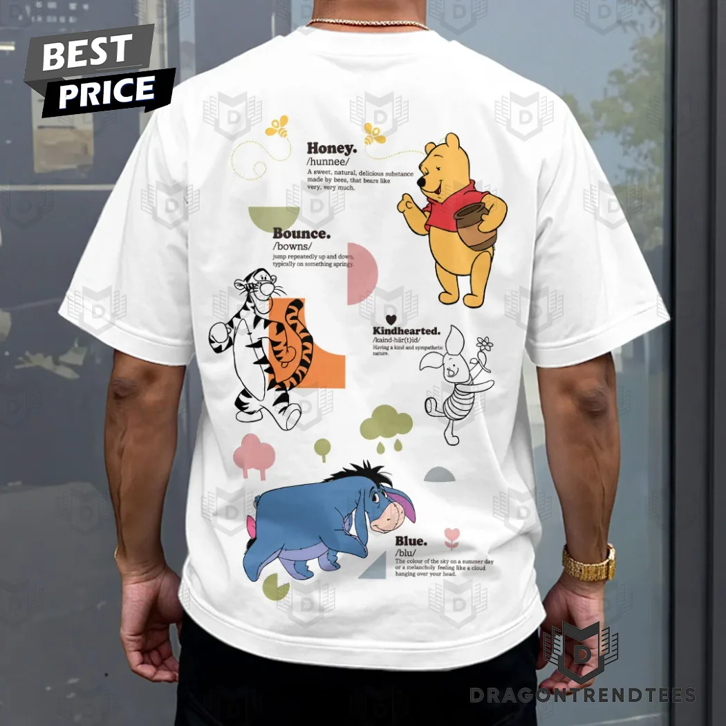 Disney Winnie the Pooh and Friends Vintage Friendship Dictionary Definition Graphic T-Shirt Disney Winnie the Pooh and Friends Vintage Friendship Dictionary Definition Graphic T-Shirt