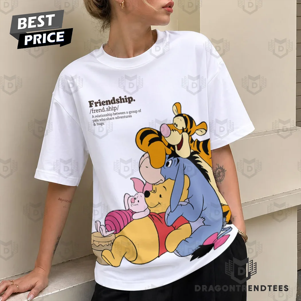 Disney Winnie the Pooh and Friends Vintage Friendship Dictionary Definition Graphic T-Shirt Disney Winnie the Pooh and Friends Vintage Friendship Dictionary Definition Graphic T-Shirt