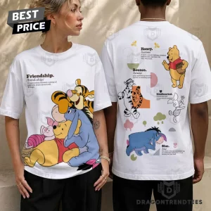 Disney Winnie the Pooh and Friends Vintage Friendship Dictionary Definition Graphic T-Shirt
