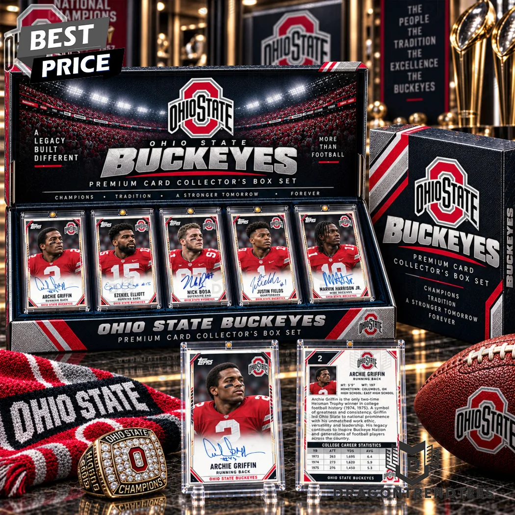 Ohio State Buckeyes NCAA College Football Premium Legends Trading Card Collector’s Box Set Ohio State Buckeyes NCAA College Football Premium Legends Trading Card Collector’s Box Set