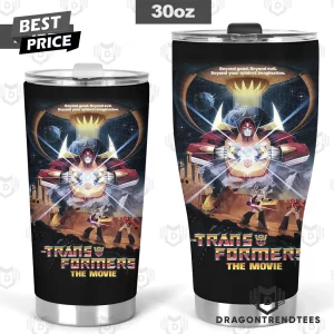 Transformers 40th Anniversary Retro 1986 Movie Art Stainless Steel Insulated Tumbler Cup