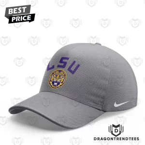 LSU Tigers Football 2026 Special Edition Grey Tiger Head Graphic Pullover Hoodie