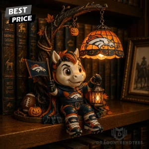 Denver Broncos NFL Mascot Tiffany Style Stained Glass Halloween Collectible Bookshelf Figurine Lamp Denver Broncos NFL Mascot Tiffany Style Stained Glass Halloween Collectible Bookshelf Figurine Lamp