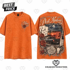 Post Malone Same Roads Different Demons Vintage Country Rock Graphic T-Shirt